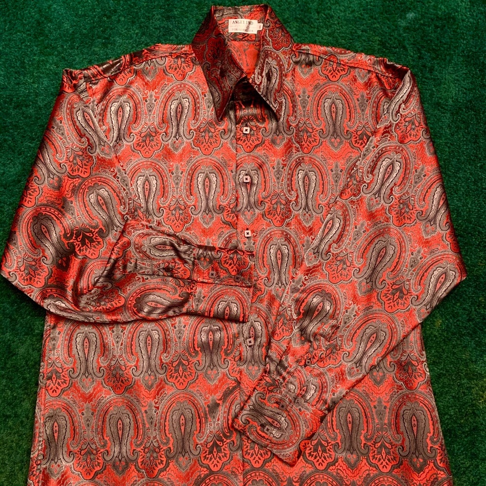 Men’s Angelino high collar Big & Tall shirt